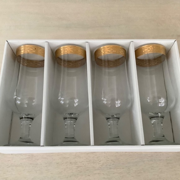 Circleware Versailles 4 Pc Glass Goblet Set - Picture 2 of 8